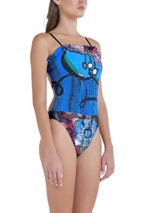 Square Neckline One Piece back mobile