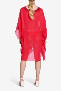 Deep V-neck dress back mobile