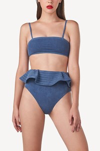 Peplum Swimsuit front mobile