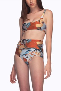 Tank Bra Top & High Waist Brief front mobile