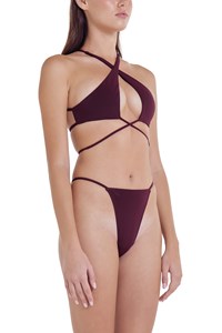 Cross Neck Wrap Front Bikini & String Brief back mobile