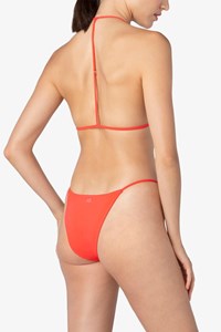 Halter String Bikini & Front Cutout Brazilian Bottom back mobile