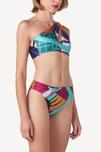 Front Cutout One Shoulder Bikini & Mid Brief back mobile