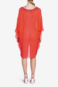 Deep V-Neck Dress back mobile