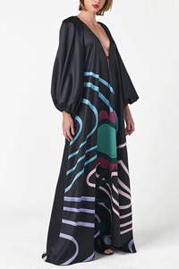Deep V-Neck Kaftan back mobile