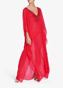 Deep V-neck Kaftan front mobile