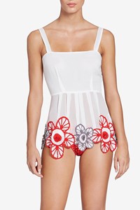 Collage Poplin Top front mobile