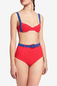 High Waist Belted Bikini front mobile