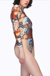 Long Sleeve Swimsuit back mobile